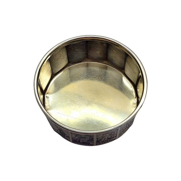 Gorham Silver Gold Wash Interior Nursery Rhyme Child's Bowl w/ Engraving #14018 - Picture 2 of 11